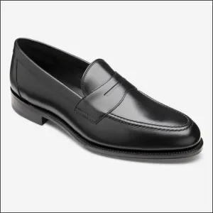 Loake Hornbeam Carbon Black Loafer@