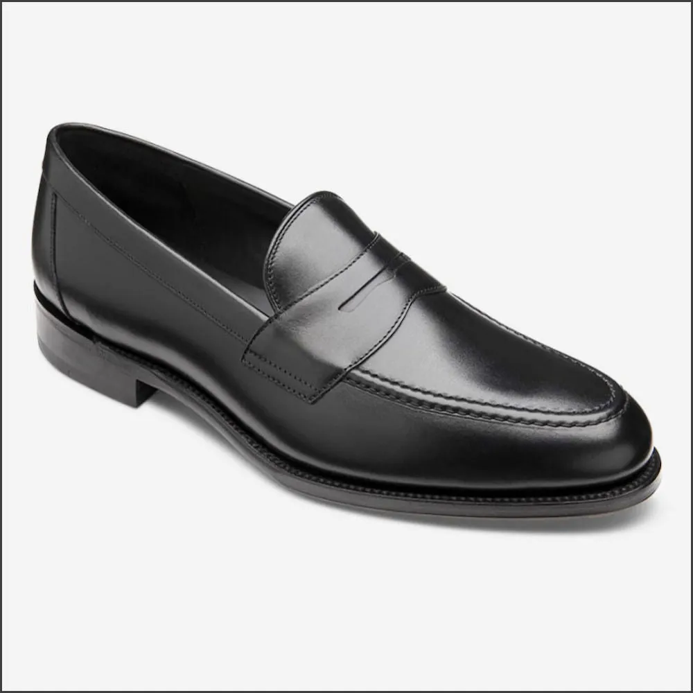 Loake Hornbeam Carbon Black Loafer@