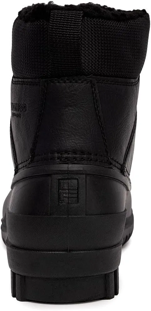 LONDON FOG Aspen Winter Boots for Men Waterproof Snow - Insulated Duck Mens Snow Boots or Rain Boots, Black Tan or Brown, Size 7 to 15 Medium and Extra Wide Widths