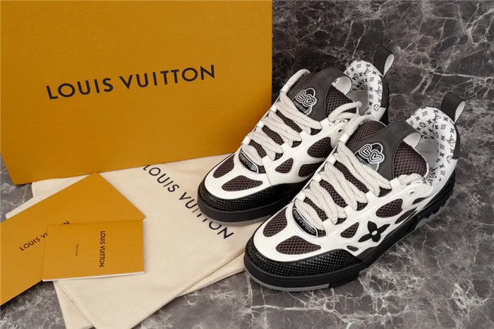 LOUIS VUITTON LV SKATE SNEAKER WHITE BLACK