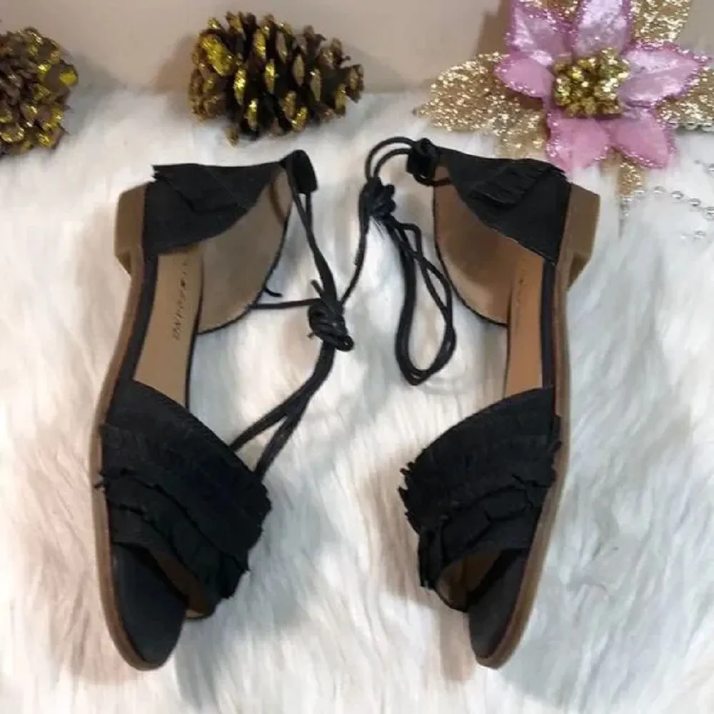 Lucky Brand Gelso Ankle Tie Sandal 6