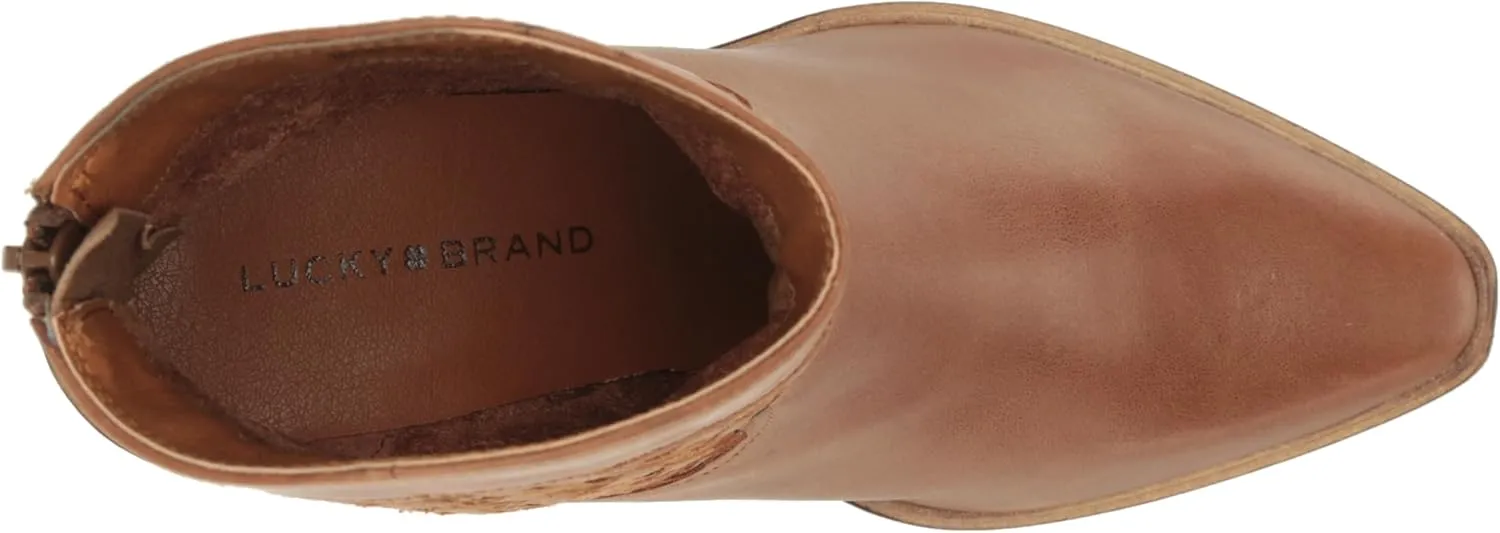 Lucky Brand Women's Aryleis Western Bootie Ankle Boot