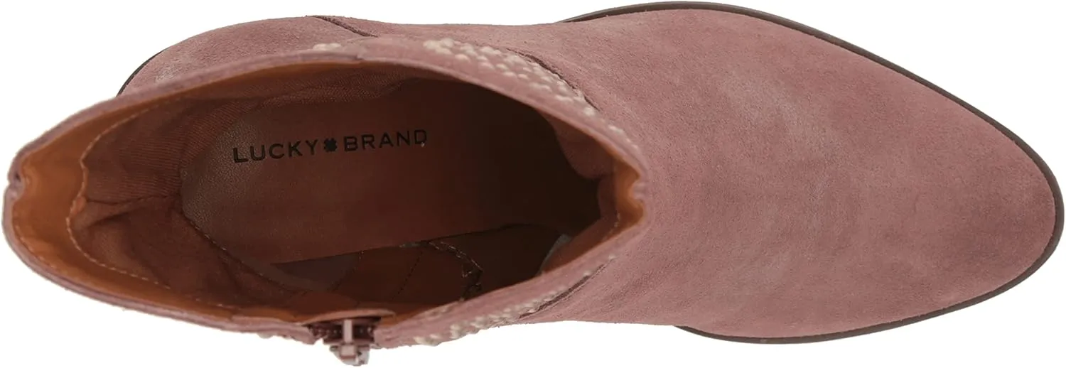 Lucky Brand Women's Lakelon Western Bootie Ankle Boot