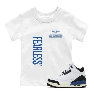 Ma Fearless Jordan 3 Kids SNRT Diffused Maniere Blue x Tees Definition - Air Sneaker Don't wait Premium-grade A