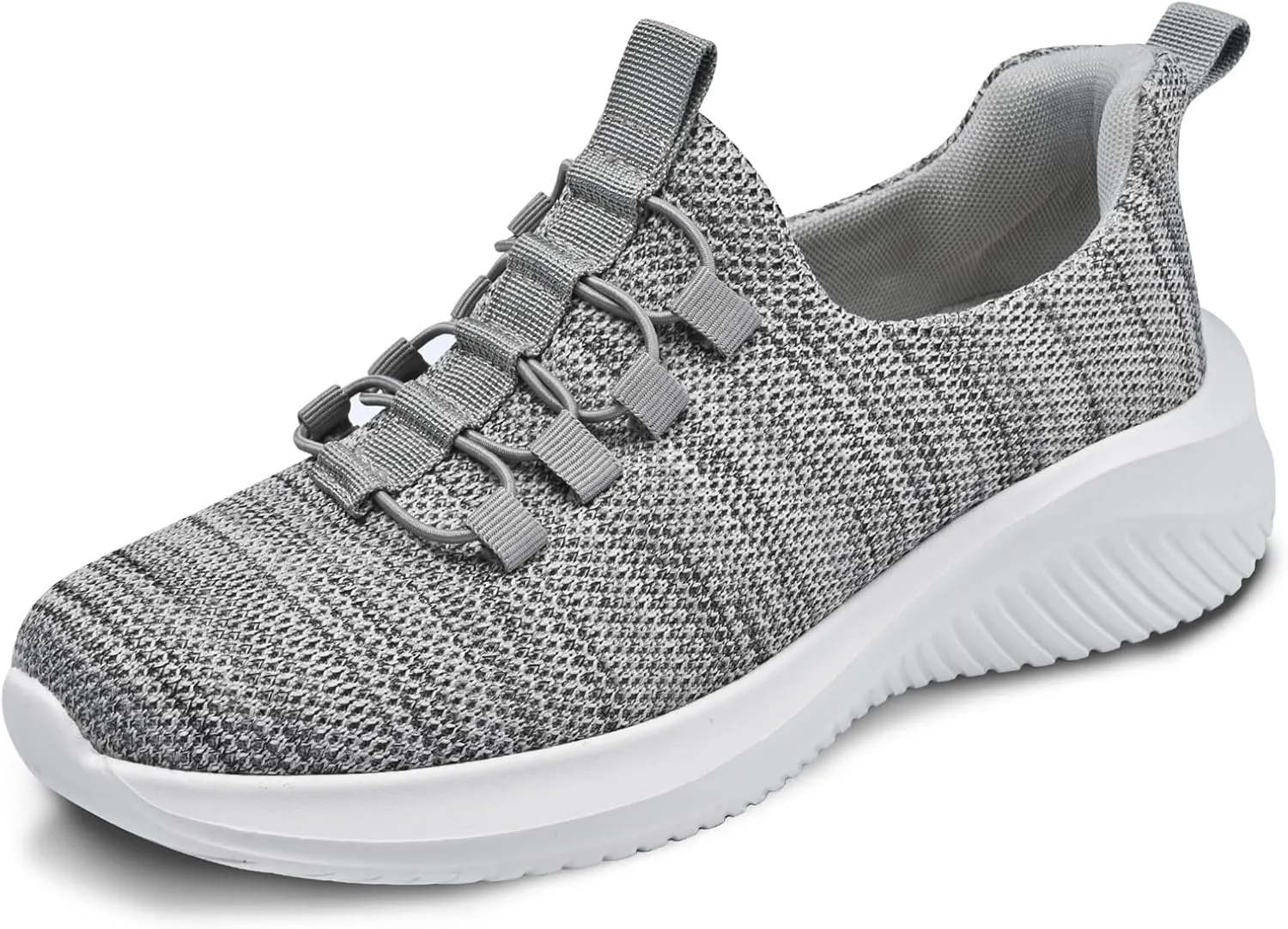 Mans Slip on Loafers Hands Free Casual Shoes Kint Walking Shoes