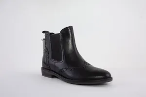 MARCO TOZZI - 25365-002 FLAT CHELSEA BOOT - BLACK