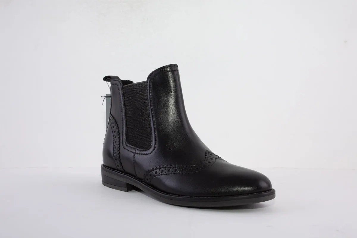 MARCO TOZZI - 25365-002 FLAT CHELSEA BOOT - BLACK
