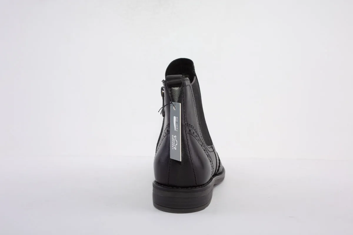 MARCO TOZZI - 25365-002 FLAT CHELSEA BOOT - BLACK