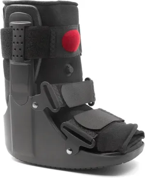 MARS Wellness Premium Short Air Cam Walker Boot - Small - Fracture, Sprained Ankle/Foot Stabilizer - Broken Toe Walking Boots for Men or Women