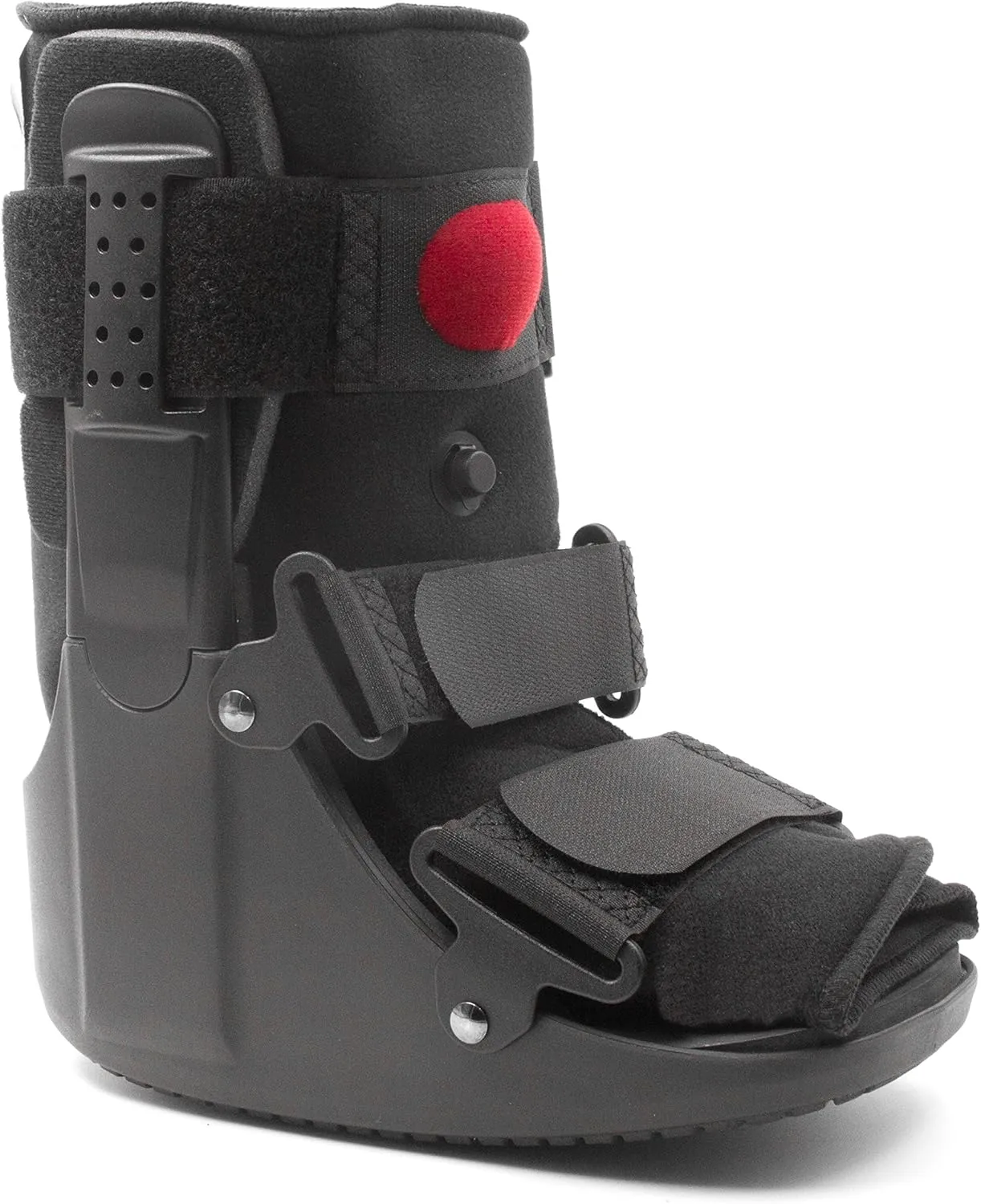 MARS Wellness Premium Short Air Cam Walker Boot - Small - Fracture, Sprained Ankle/Foot Stabilizer - Broken Toe Walking Boots for Men or Women