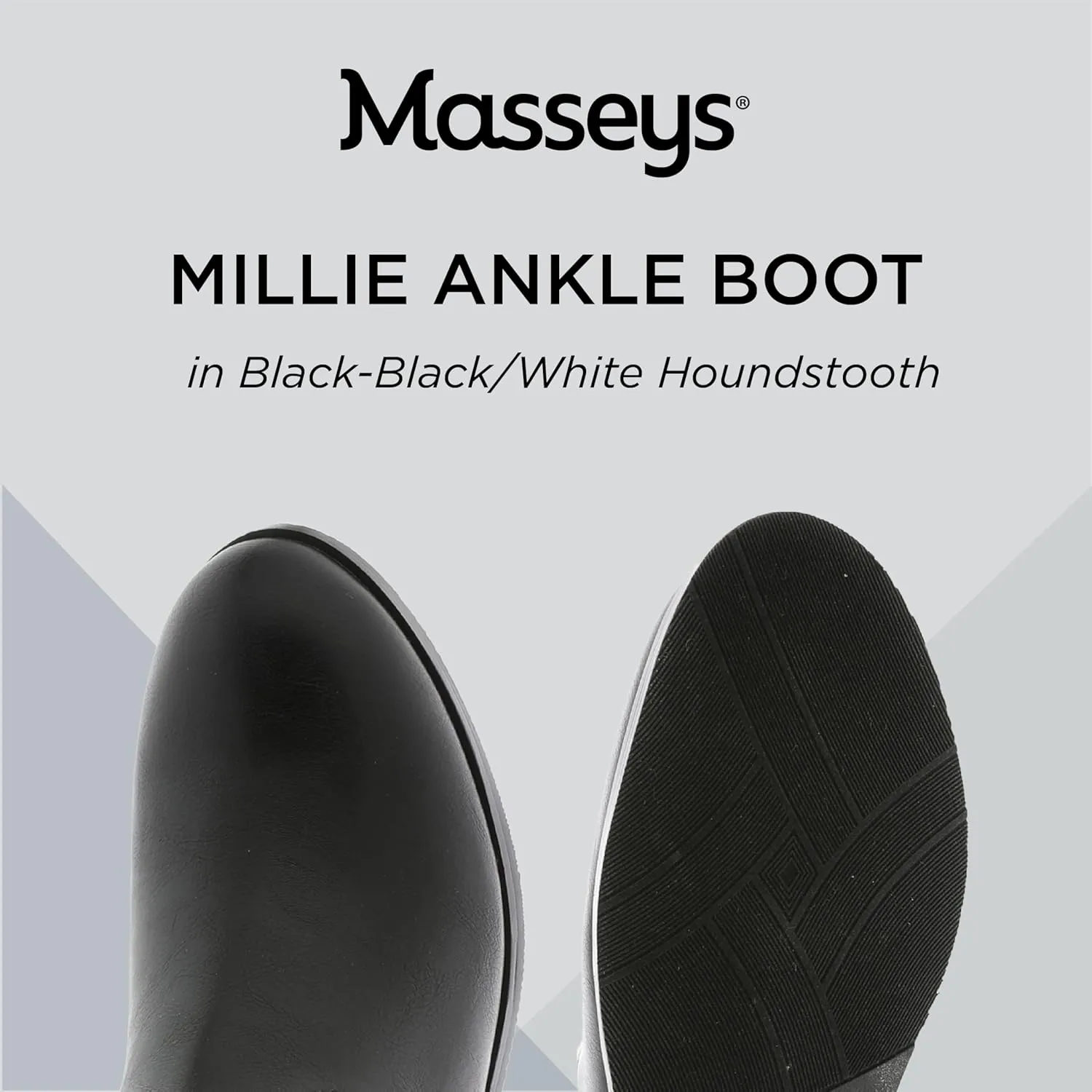 Masseys Women's Millie Ankle Boot with Buckle Detail