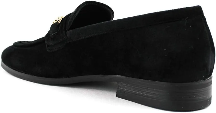 Men's Dress Shoes Loafer with Gold Buckle Slip On Formal Modern Classic