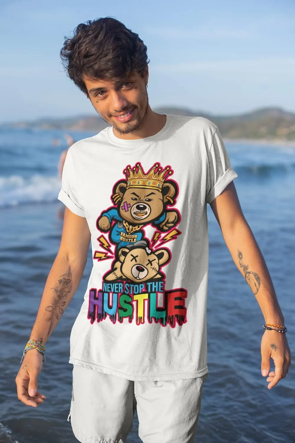 Mens Graphic T-Shirt Urban Streetwear Sneaker Retro Matching Tee, Match Back to Jordan Shoes T Shirt