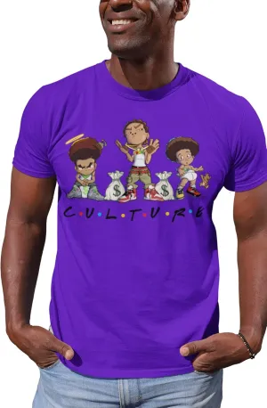 Men's Hustle Bear Graphic Tee Urban Streetwear T-Shirt, Cool Cute Retro Hipster Male's Tee
