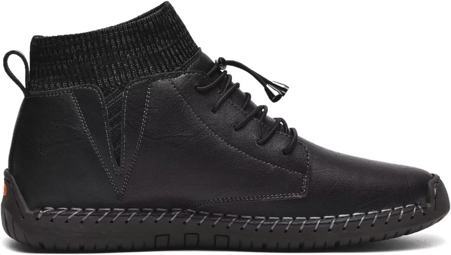 Men's Leather Loafers Fashion Casual Slip On Penny Beck Driving Loafer Shoes Ankle Chukka Boots For Men【Includes Extra Insole】