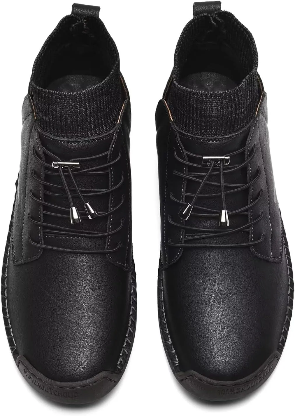Men's Leather Loafers Fashion Casual Slip On Penny Beck Driving Loafer Shoes Ankle Chukka Boots For Men【Includes Extra Insole】