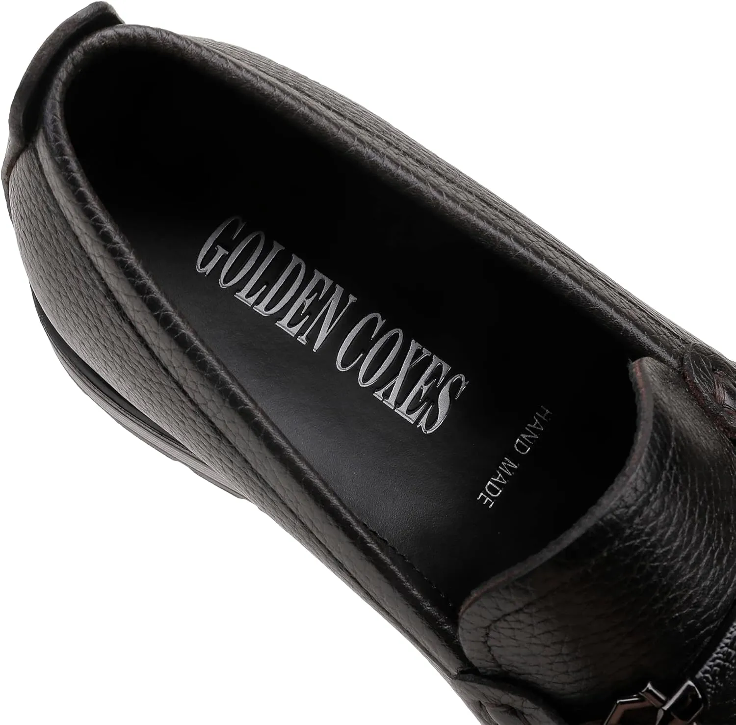 Men's Leather Penny Loafers, Fashion Luxury Handmade Dress Shoes Crocodile Printed Slip-On Loafer for Gentleman Wedding Business