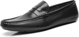 Mens Penny Loafers Driving Moccasins Slip on Loafers Lightweight Comfortable Casual Driving Shoes Boat Shoes for Men