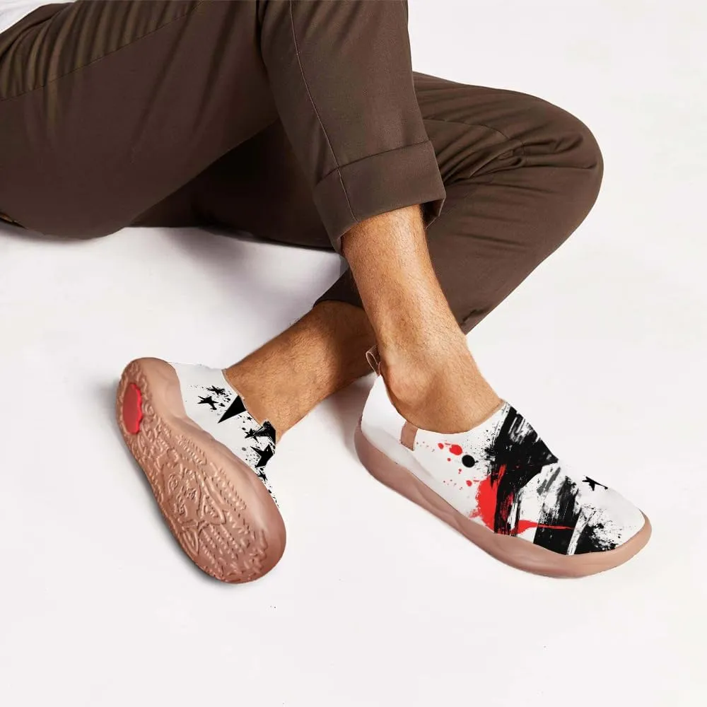 Men's Slip On Canvas Casual Loafers Lightweight Comfort Sneaker Trendy Fashion Walking Shoes