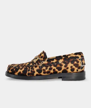 Miles Penny Loafer Summer special Giant bargain Leopard -