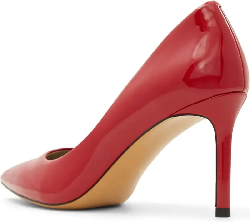 miss left Women Trendy Stilettos Closed Pointy Toe Pumps Slip On High Heeled Shoes for Everyday Working Commuting Size 4-16 US