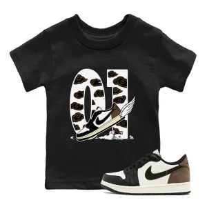 Mocha SNRT Clouds 1 - *00% satisfaction Tees Sneaker Jordan Fly Hot price drop Kids To The Air