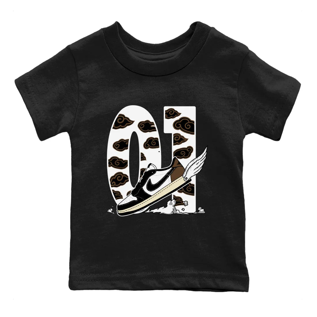 Mocha SNRT Clouds 1 - *00% satisfaction Tees Sneaker Jordan Fly Hot price drop Kids To The Air