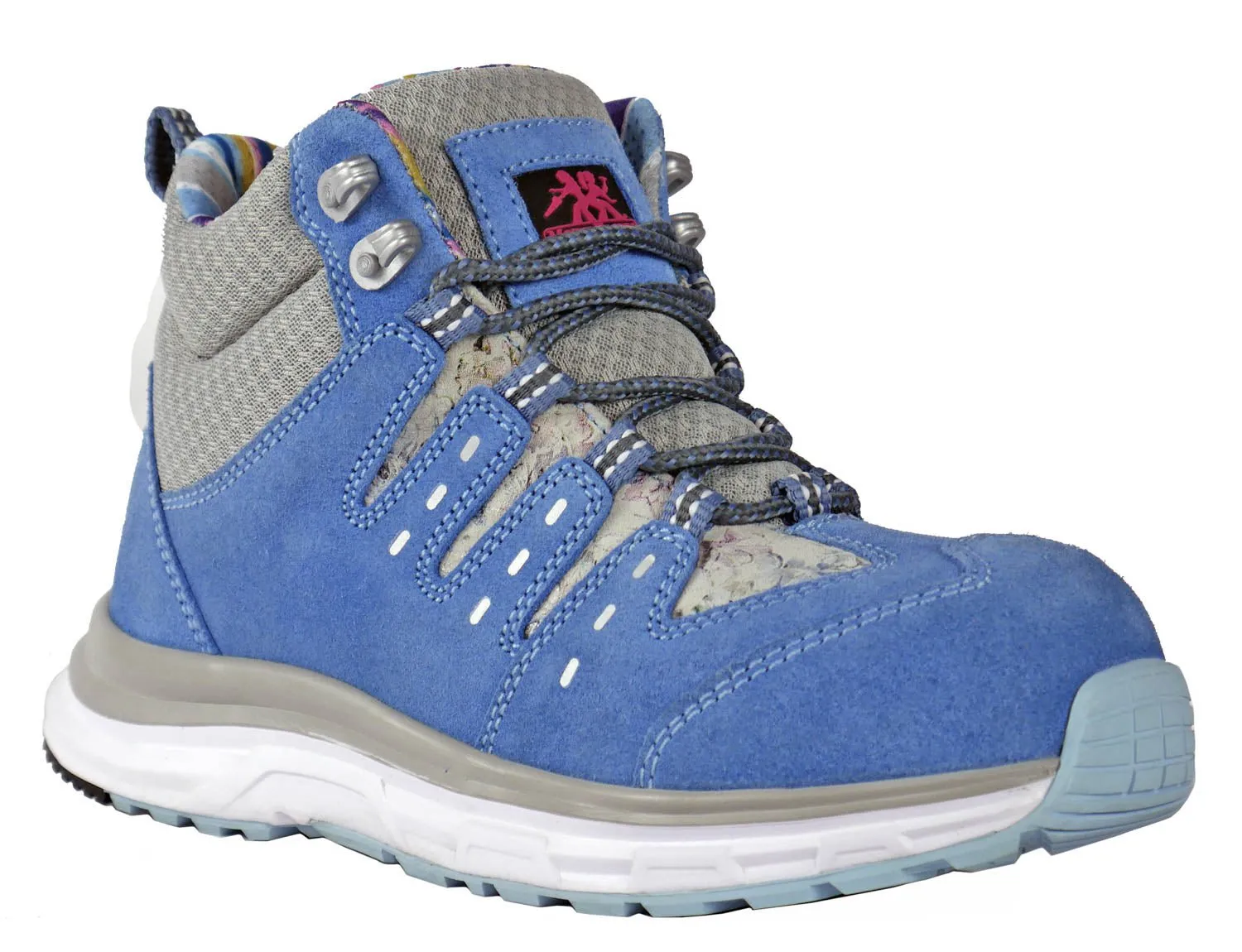 Moxie Trades Womens Trisha Composite Toe Blue Suede Work Boots
