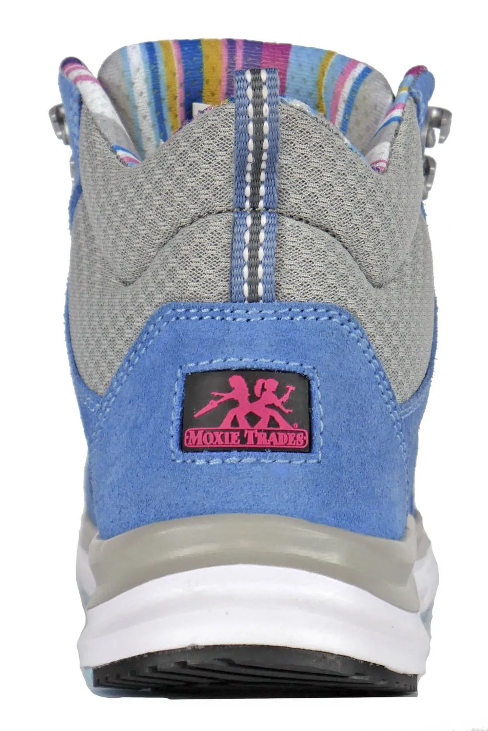 Moxie Trades Womens Trisha Composite Toe Blue Suede Work Boots