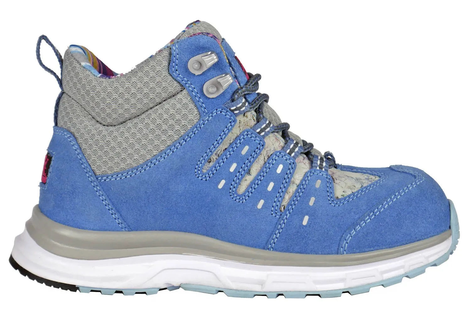 Moxie Trades Womens Trisha Composite Toe Blue Suede Work Boots