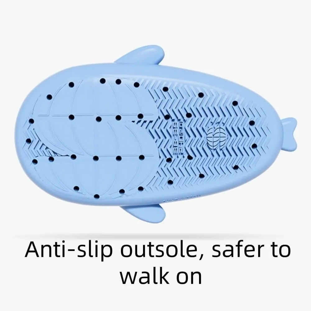Mushroom Shark Slides, Unisex Non-slip Thick-soled 3D Cartoon Shark Slippers, Lightweight And Durable Beach Slippers For Summer