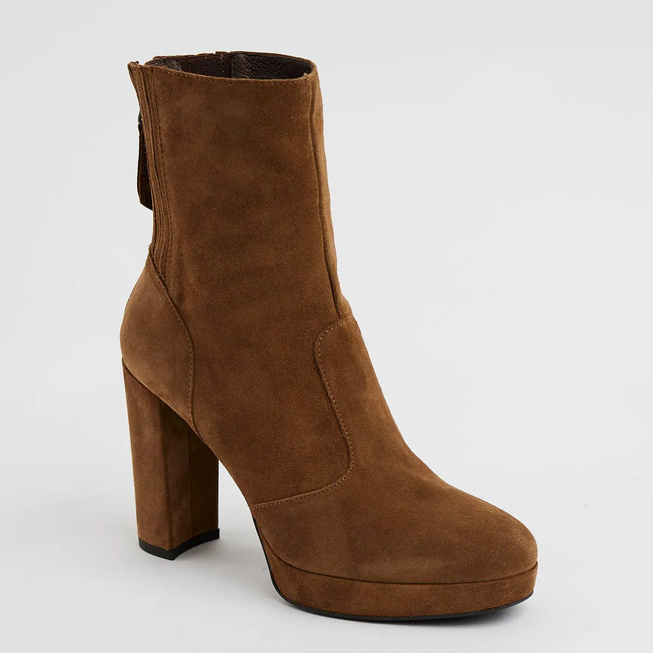 NeroGiardini Tan High Heel Boots