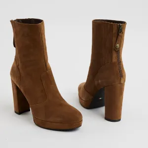 NeroGiardini Tan High Heel Boots