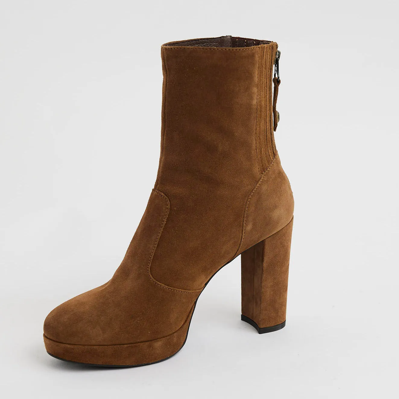 NeroGiardini Tan High Heel Boots