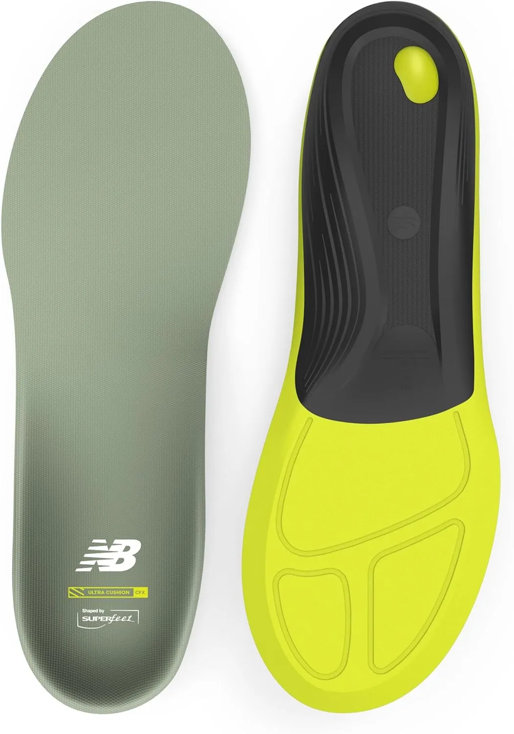New Balance Running Cushion CFX Shoe Inserts - Arch Support for Runners - Dual Comfort Foam - Unisex - 7.5-9 Men / 8.5-10 Women