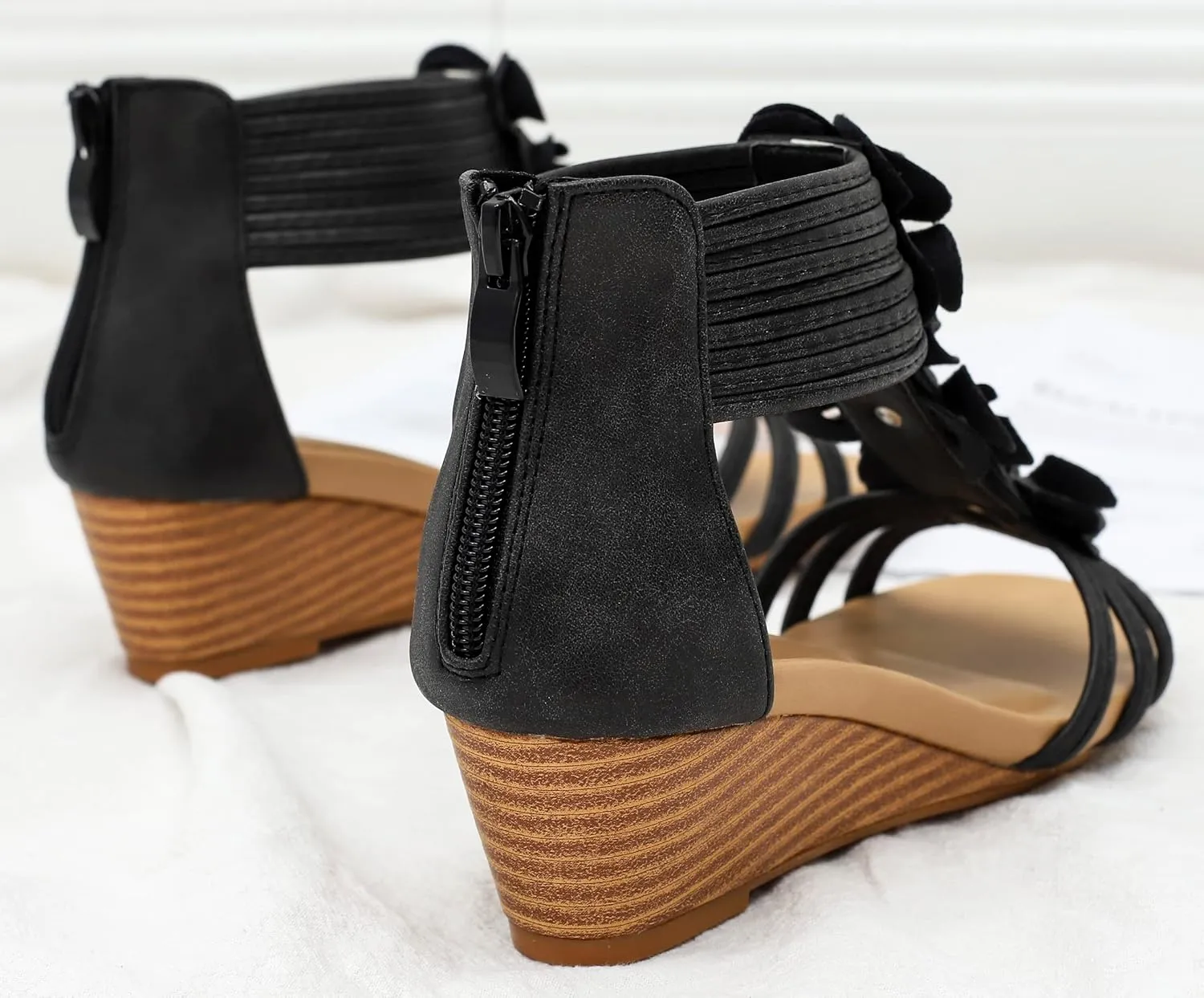 NEW Wedge Sandals for Women Open Toe Casual Summer Roman High Heel Beach Sandals