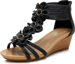 NEW Wedge Sandals for Women Open Toe Casual Summer Roman High Heel Beach Sandals