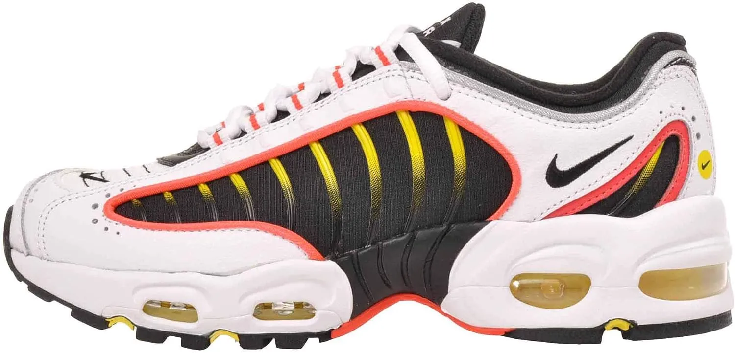 Nike Air Max Tailwind IV GS Running Trainers BQ9810 Sneakers Shoes (UK 5.5 us 6Y EU 38.5, White Black Bright Crimson 105)