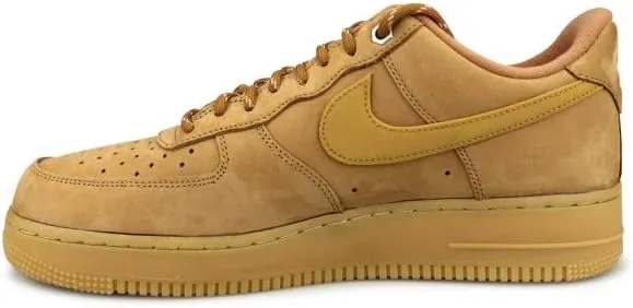 Nike, Men, Air Force 1 07 WB, Nobuc, Sneakers, Brown