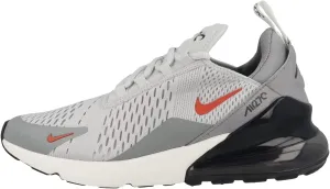 Nike Men's Air Max 270 Trainers Grey, Grey Fog Team Ogange Sail Particle Grey, 9.5