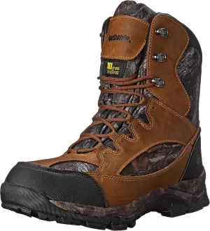 Northside Men's Renegade 800 Thinsulate Insulated Mid-Calf Lace-Up Waterproof Leather with Daybreak Camo Insert Hunting Boot