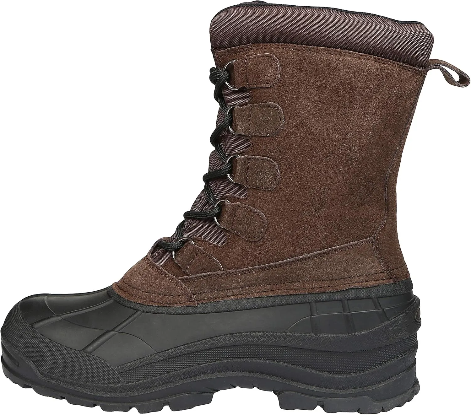 Northside Mens Timber Crest Insulated Leather Winter Snow Boot