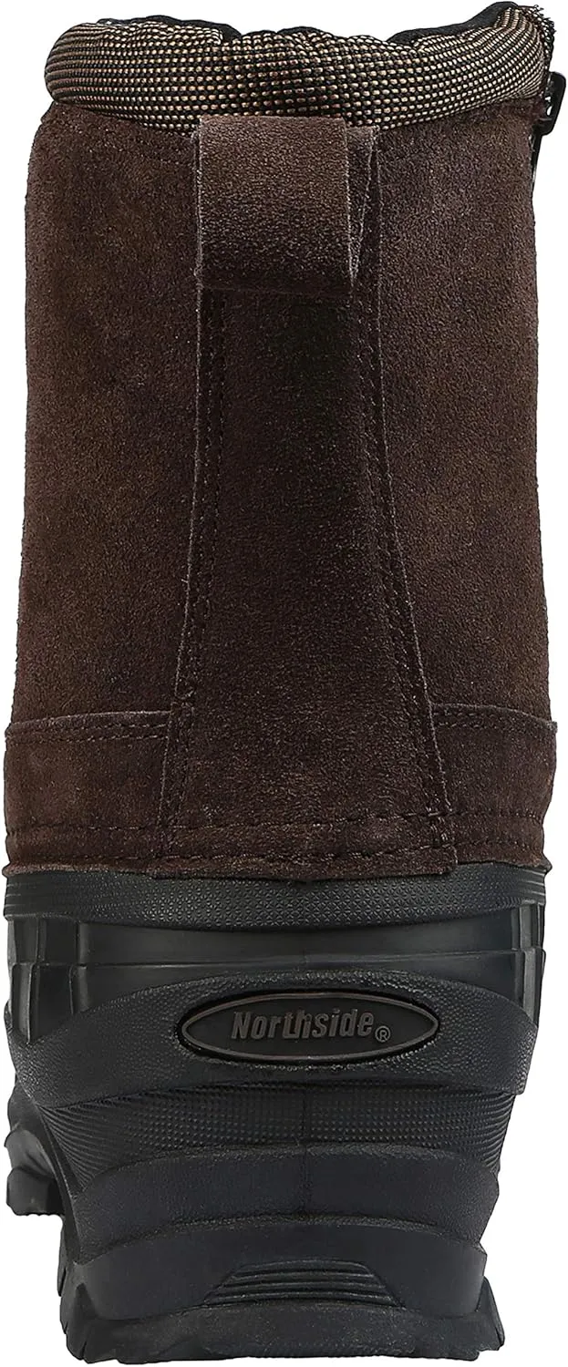 Northside Mens Timber Crest Insulated Leather Winter Snow Boot