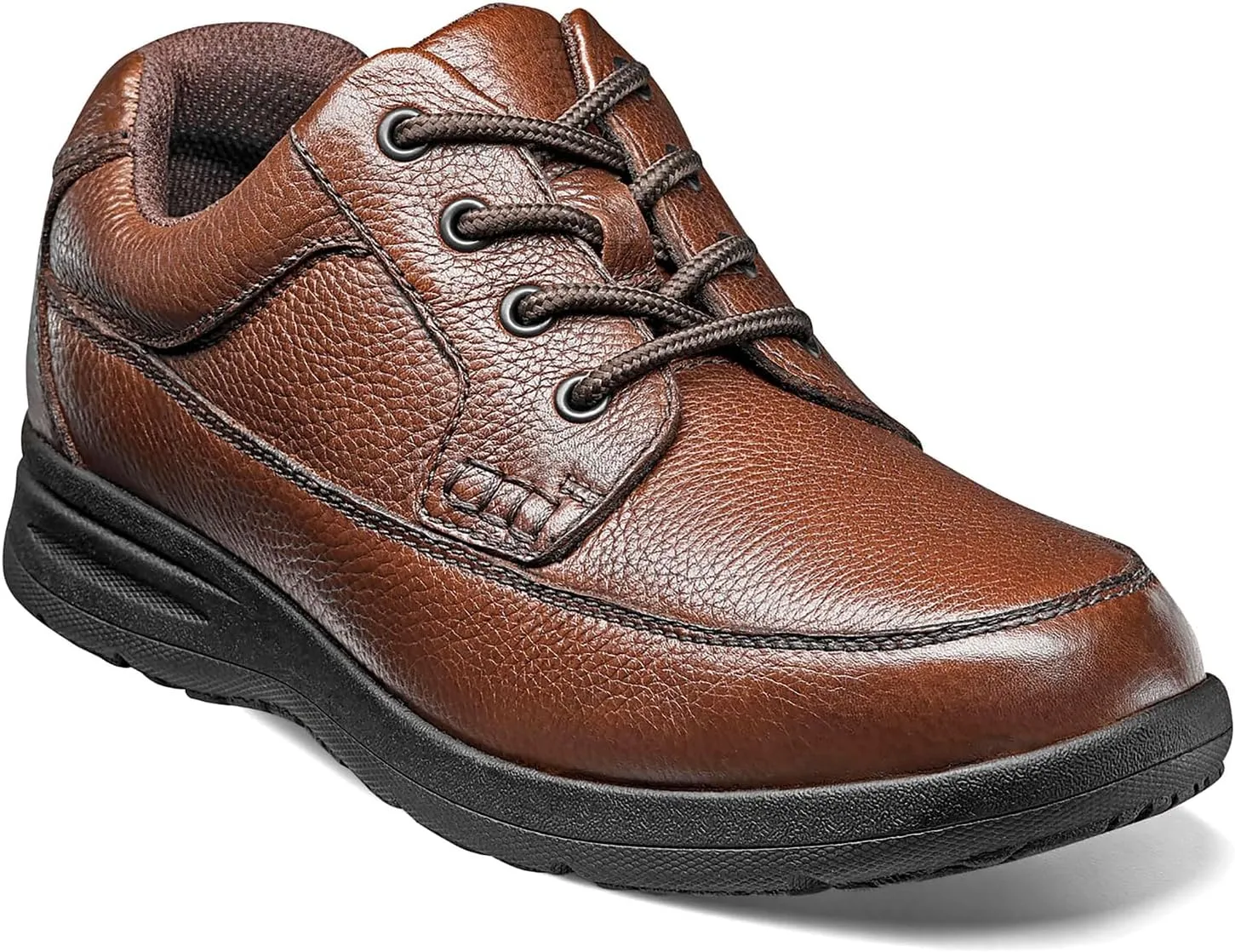 Nunn Bush Men's Cam Moc Toe Casual Lace-up with Comfort Gel and Memory Foam