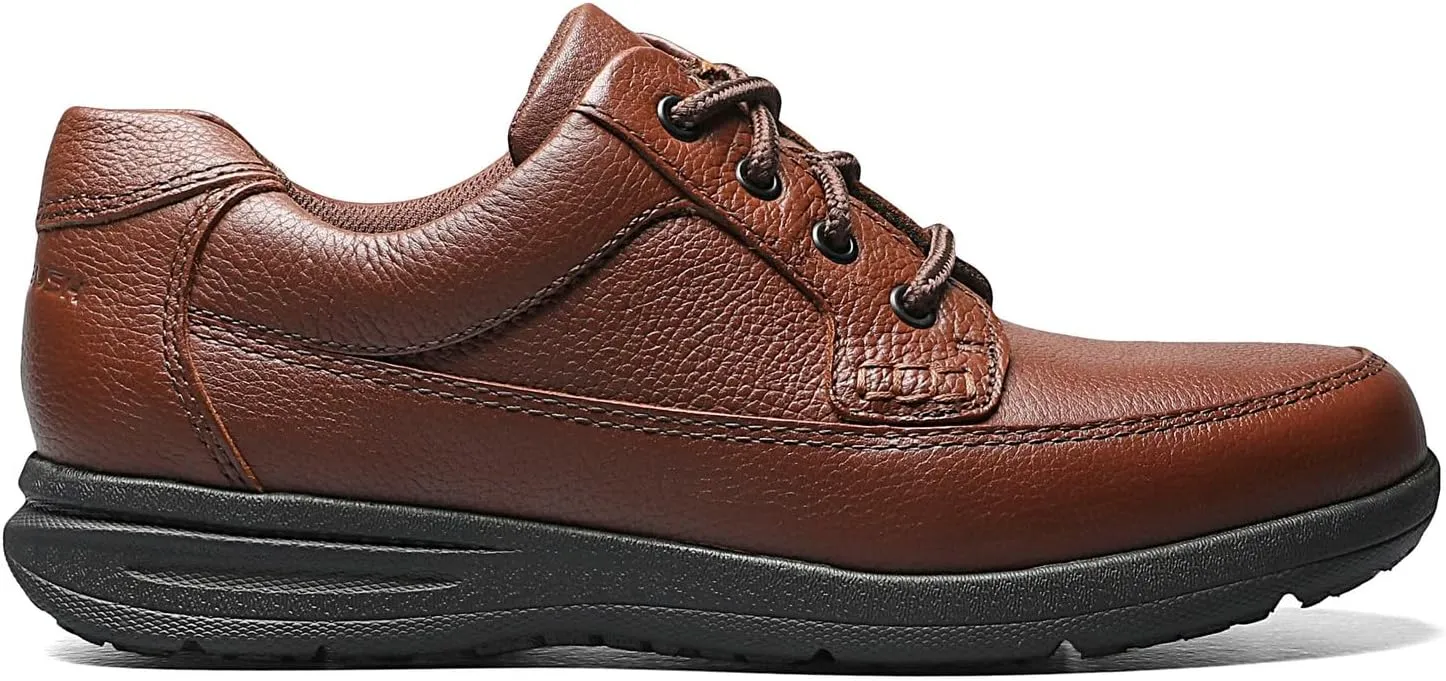 Nunn Bush Men's Cam Moc Toe Casual Lace-up with Comfort Gel and Memory Foam