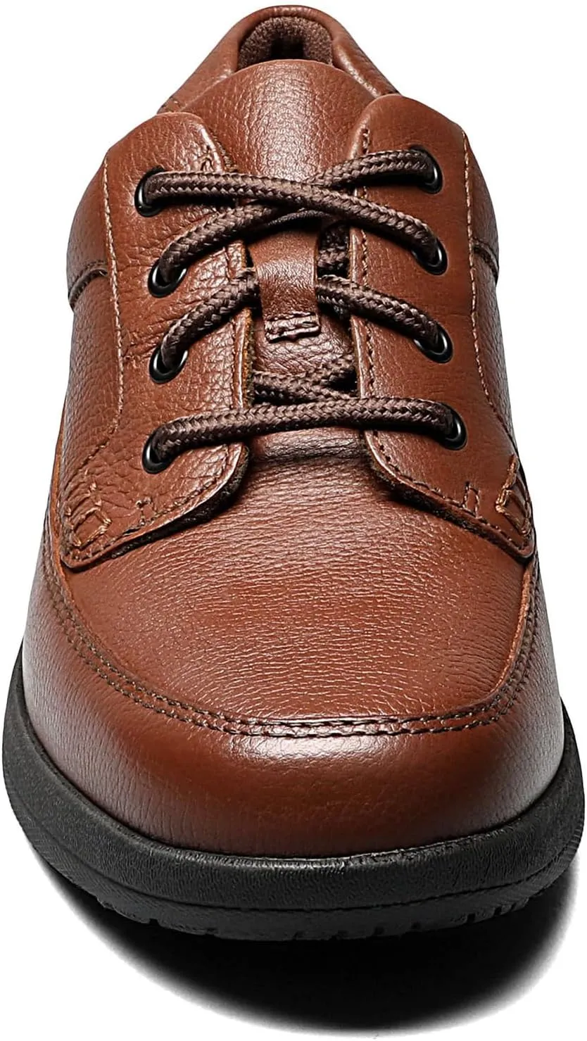 Nunn Bush Men's Cam Moc Toe Casual Lace-up with Comfort Gel and Memory Foam