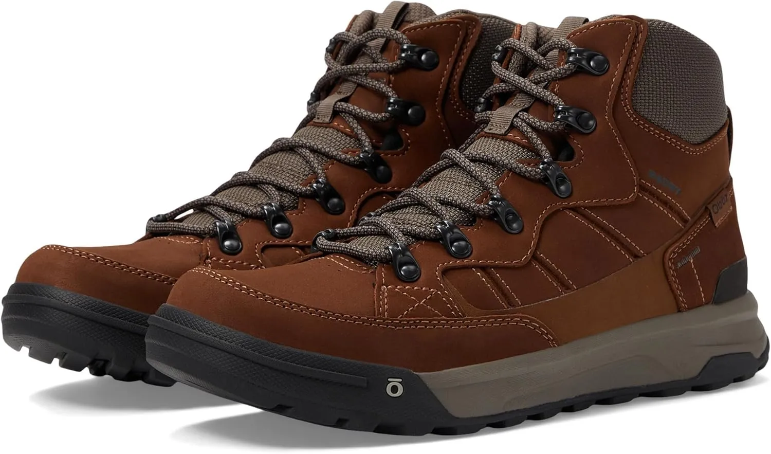 Oboz Men's Burke Mid Leather B-Dry Waterproof Hiking Boot
