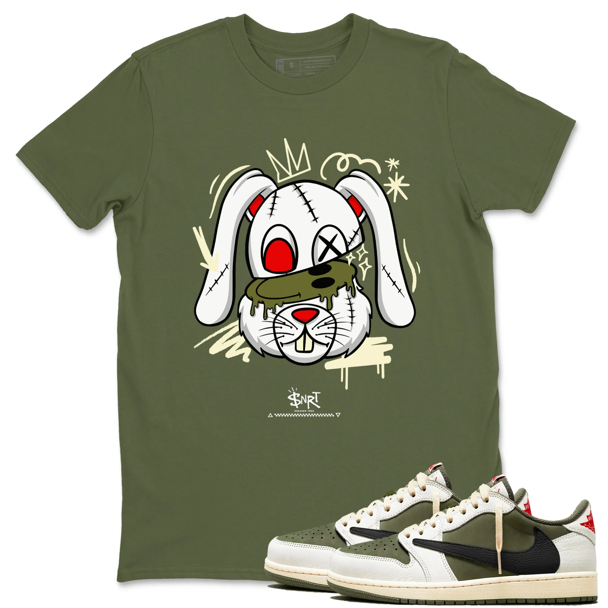 Olive Tees Air Jordan Medium Popular pick 1 Scott Bunny SNRT Travis Crazy Sneaker - Friendly assistance