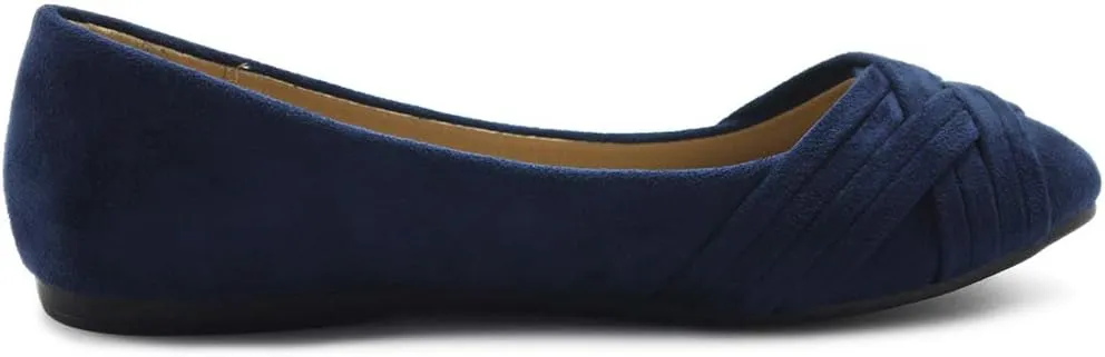 Ollio Women's Ballet Shoe Cute Casual Comfort Flat