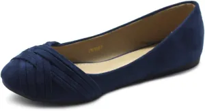 Ollio Women's Ballet Shoe Cute Casual Comfort Flat